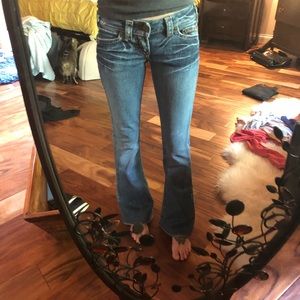 1921 Ultra Low Rise Boho Flare Medium Wash 25x30+”